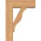 Ekena Millwork Funston Block Smooth Bracket w/ Offset Brace, Western Red Cedar, 7 1/2"W x 22"D x 30"H BKT0806X22X30FST05SWR - alternate 2